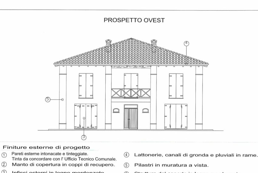 Prospetto Ovest